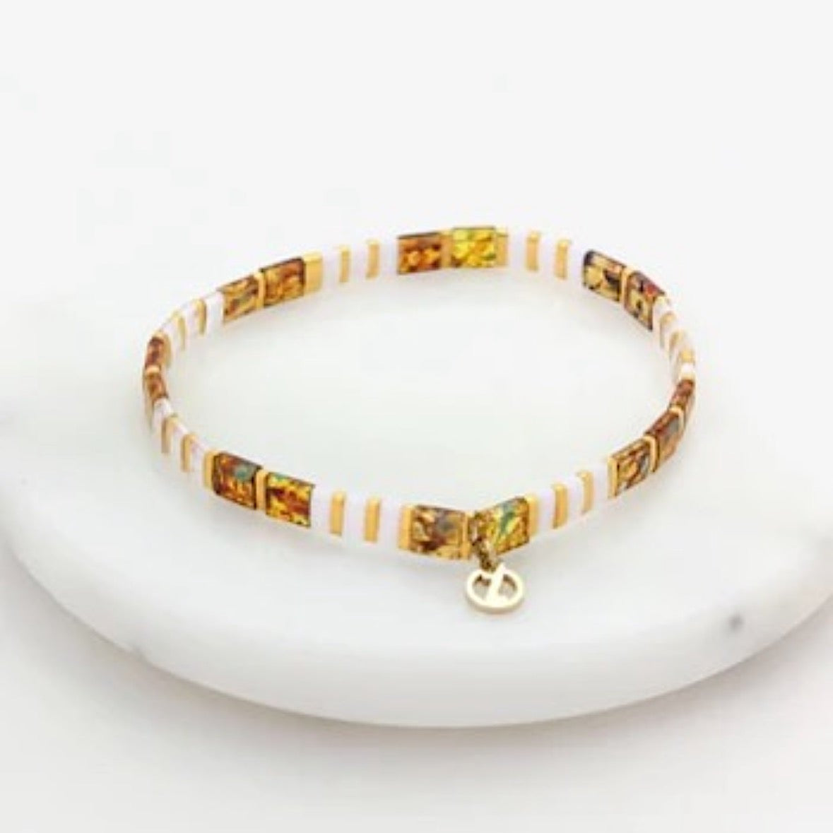 Tile Bracelet (Tortoiseshell) by Zafino