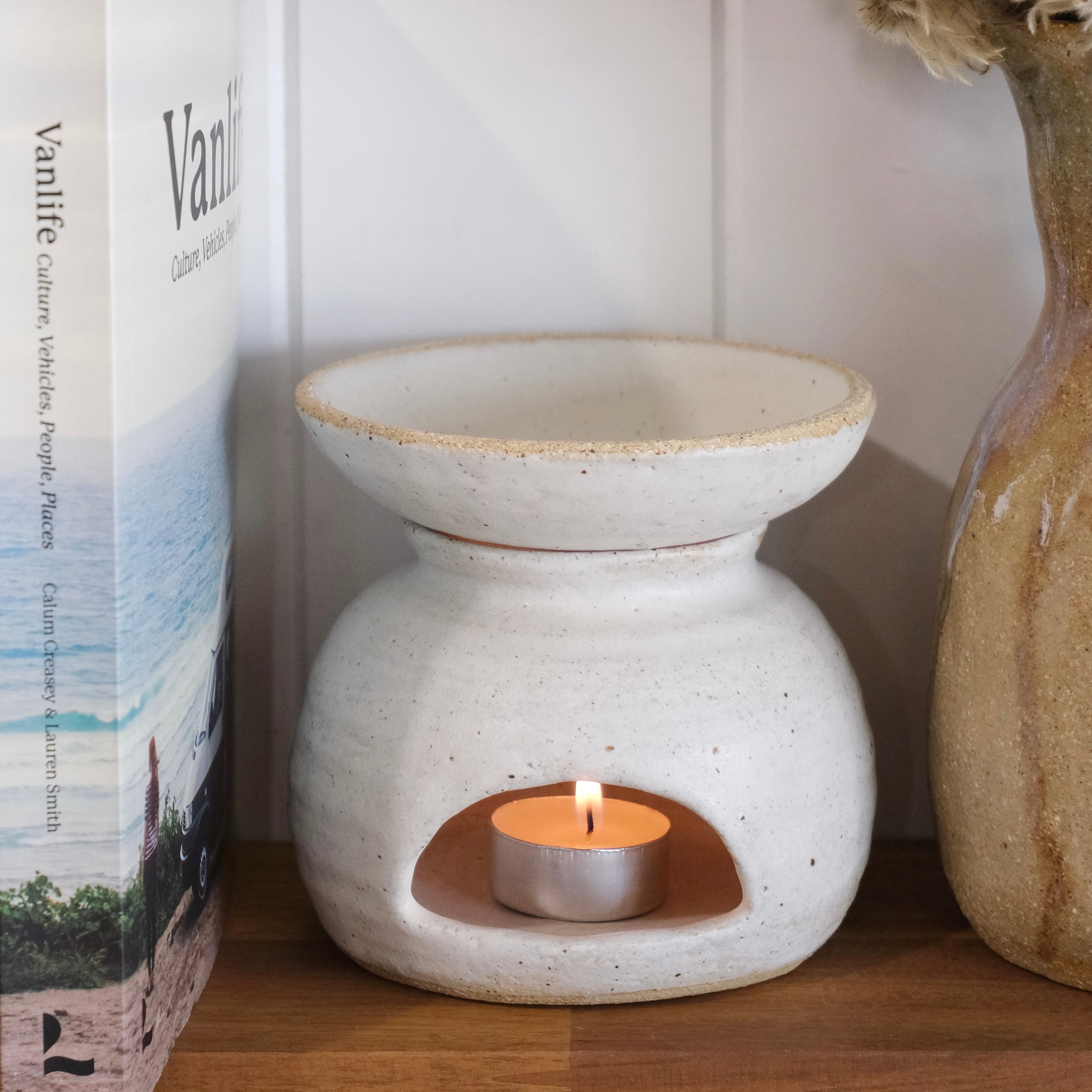 Handcrafted Ceramic Oil Burner – Terra Kiah Ceramics