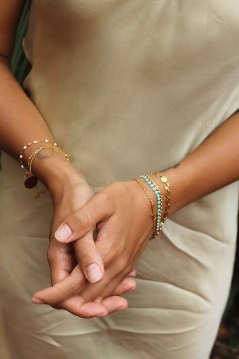 Deco Coin Chain Bracelet by Luna & Mac