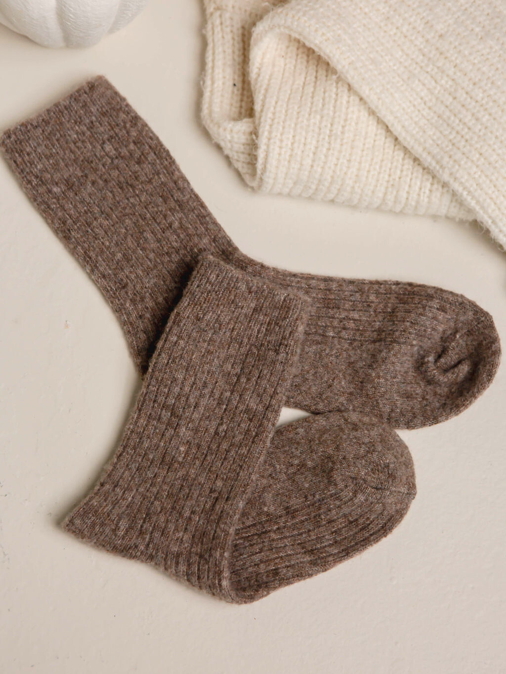 The Comfiest Socks by Bed & Butter - Light Choccy: S/M