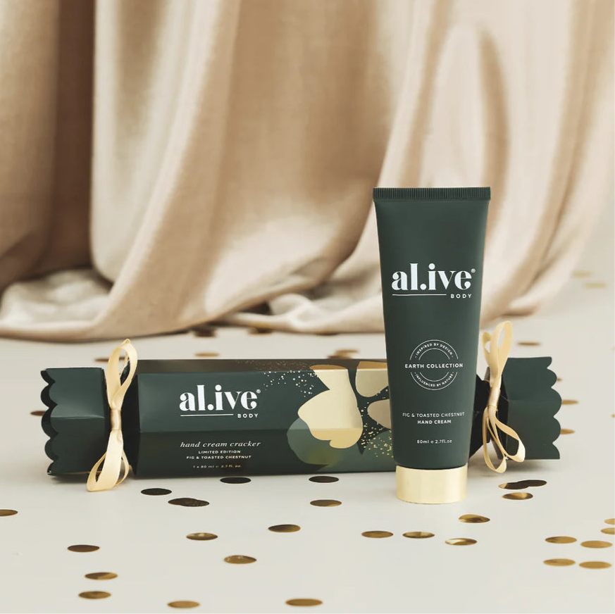 Alive Hand Cream Cracker - Fig & Toasted Chestnut