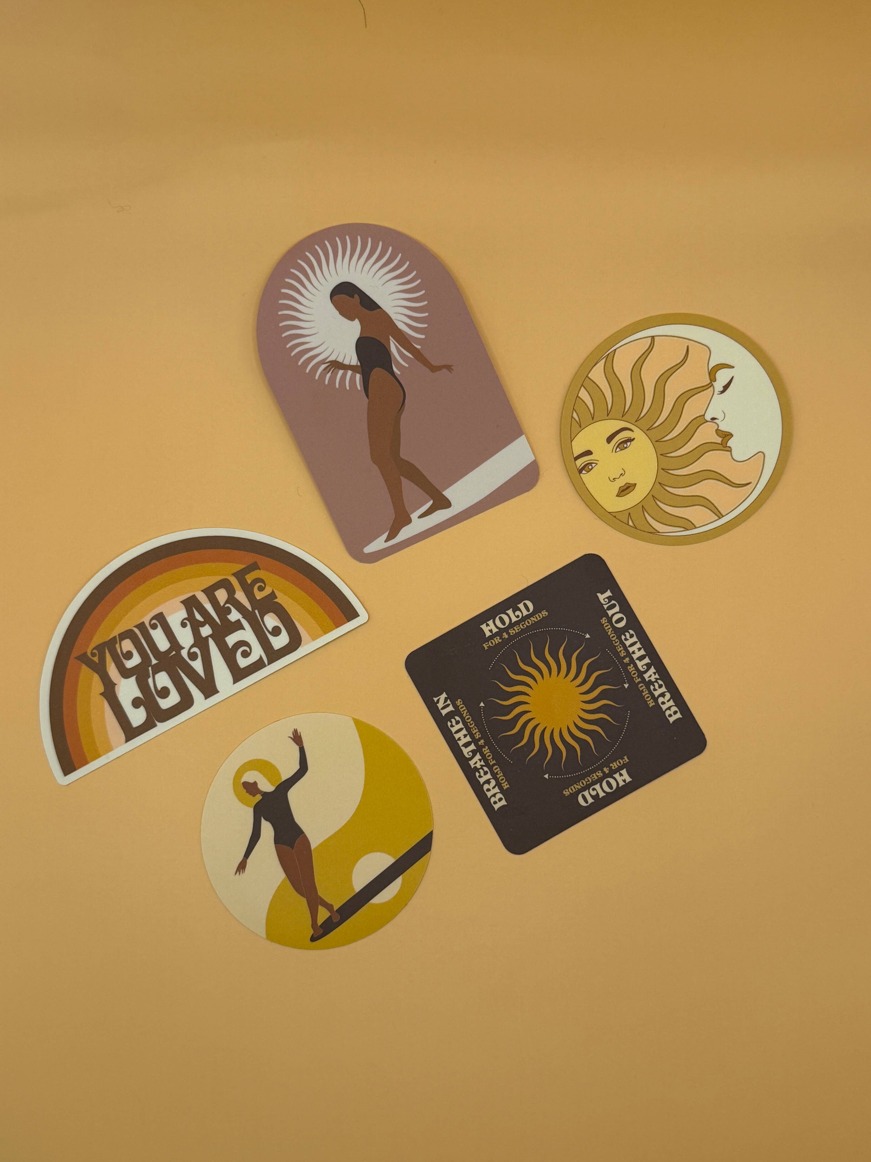 Box Breathe Sticker-waterproof vinyl matte