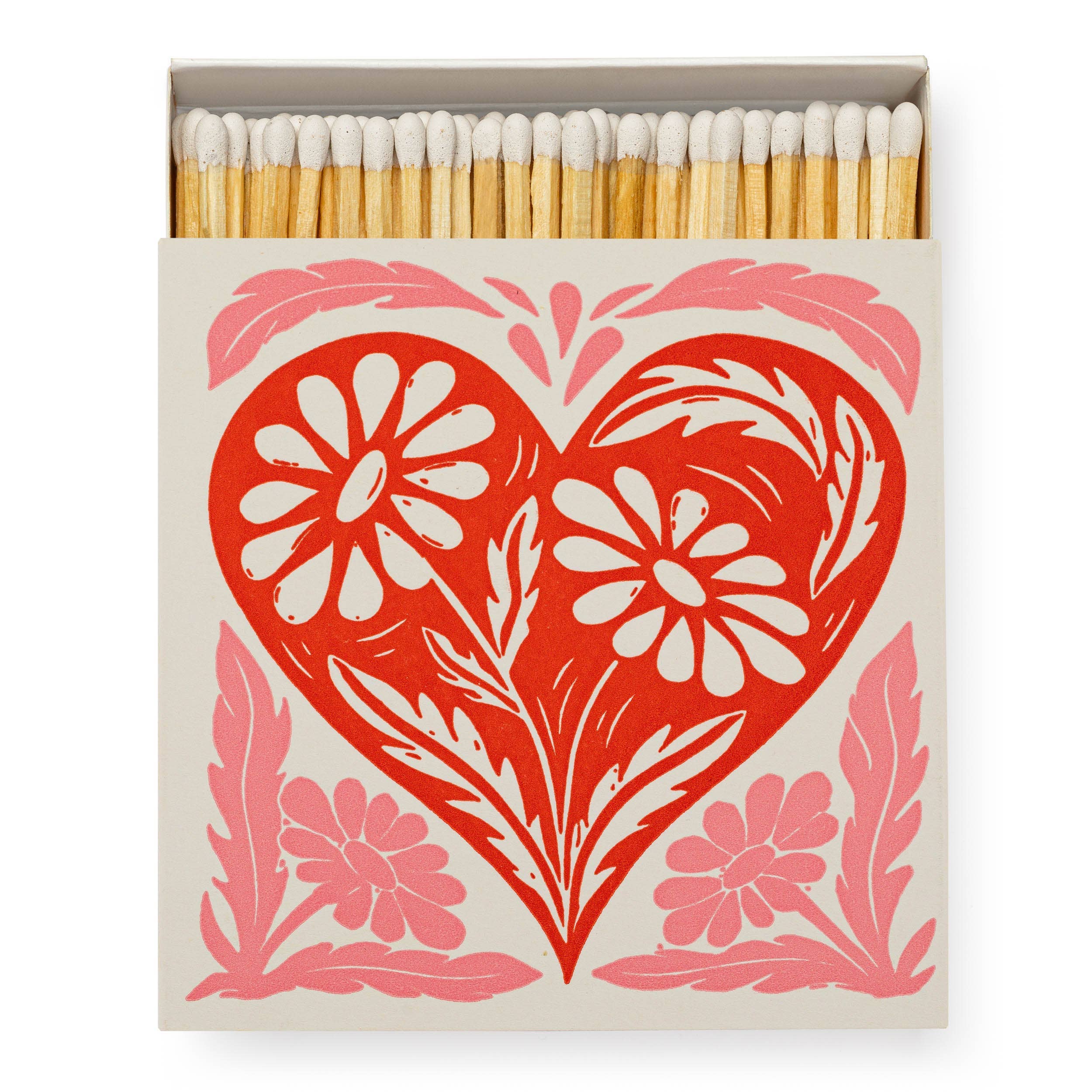 Botanical Heart Safety Matches by Archivist Gallery