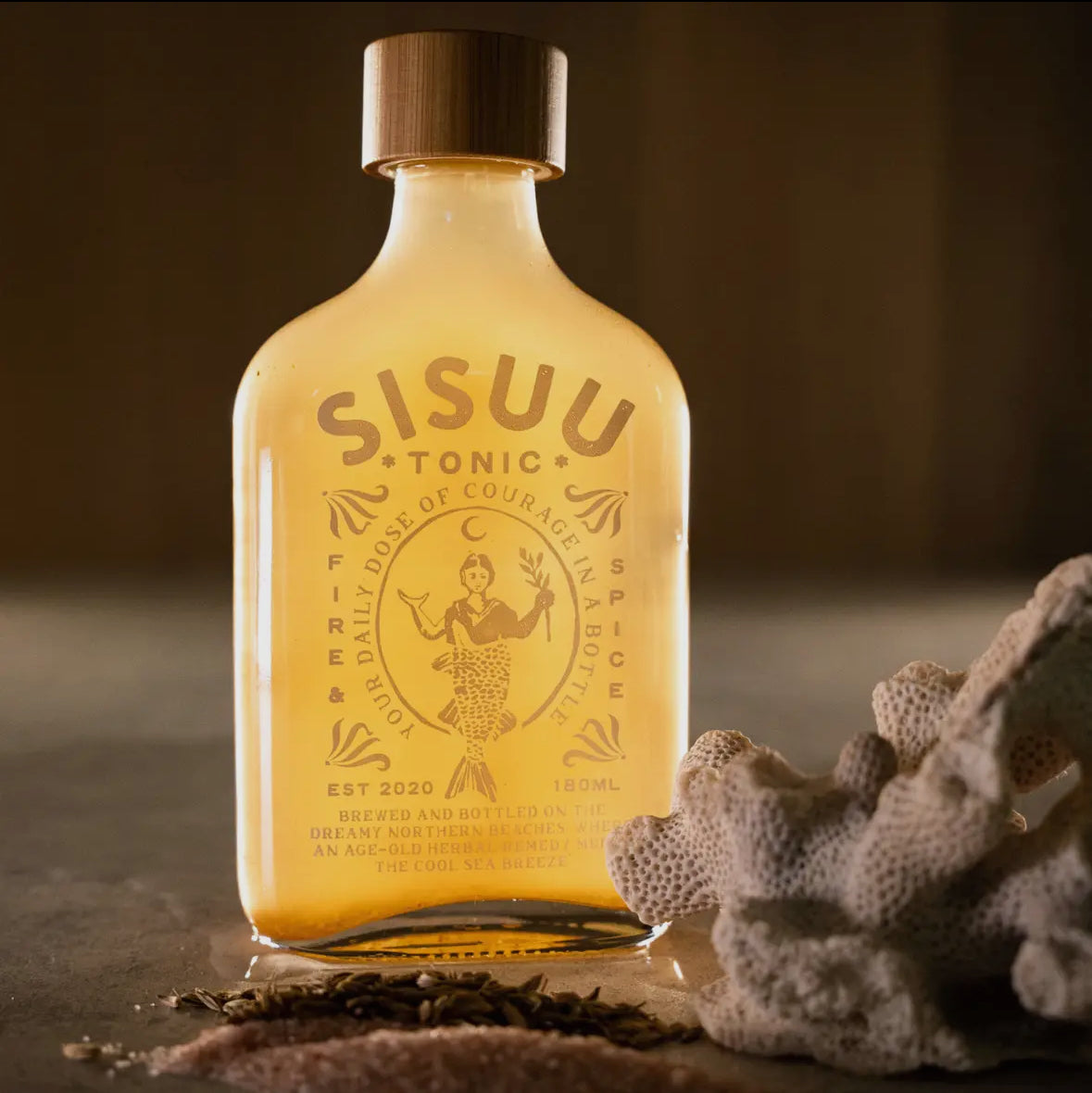 Sisuu Fire & Spice Tonic - 180ml Bottle