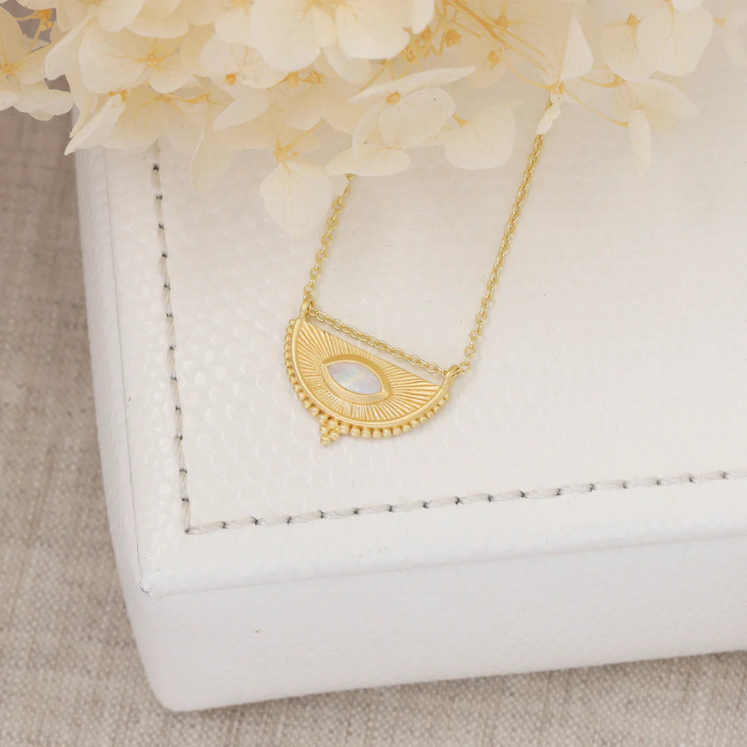 Soul Seer Moonstone Necklace by Midsummer Star - Gold or Silver
