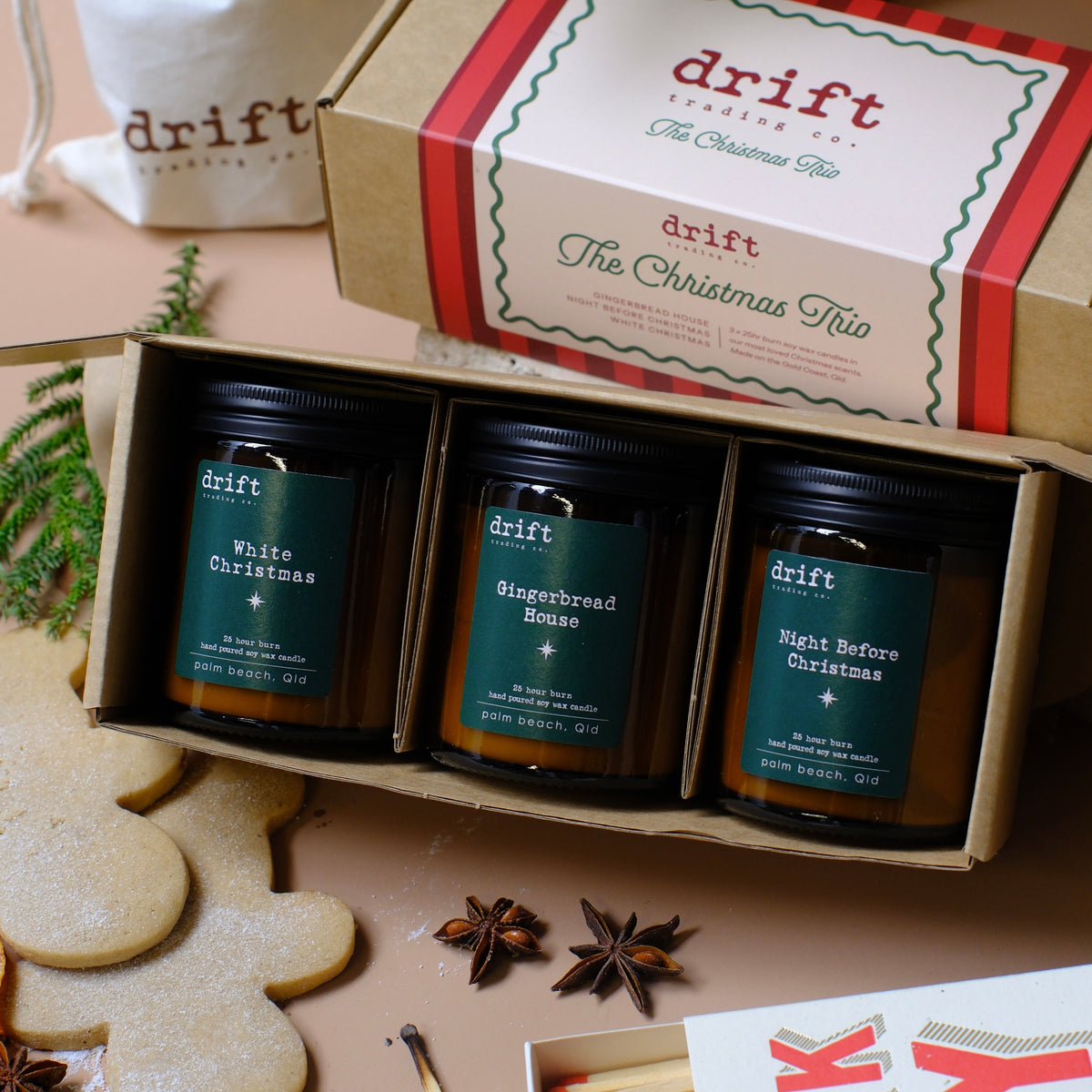 Christmas Candle Trio Gift Pack