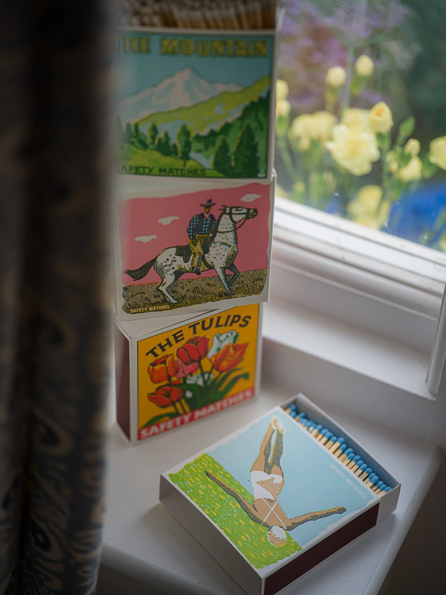 Pink Cowboy Safety Matches by Archivist Gallery