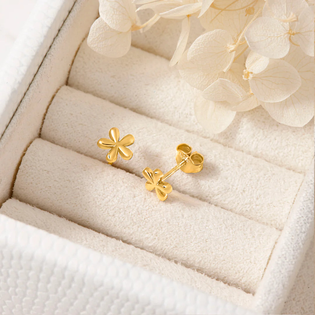 Periwinkle Studs (Gold)