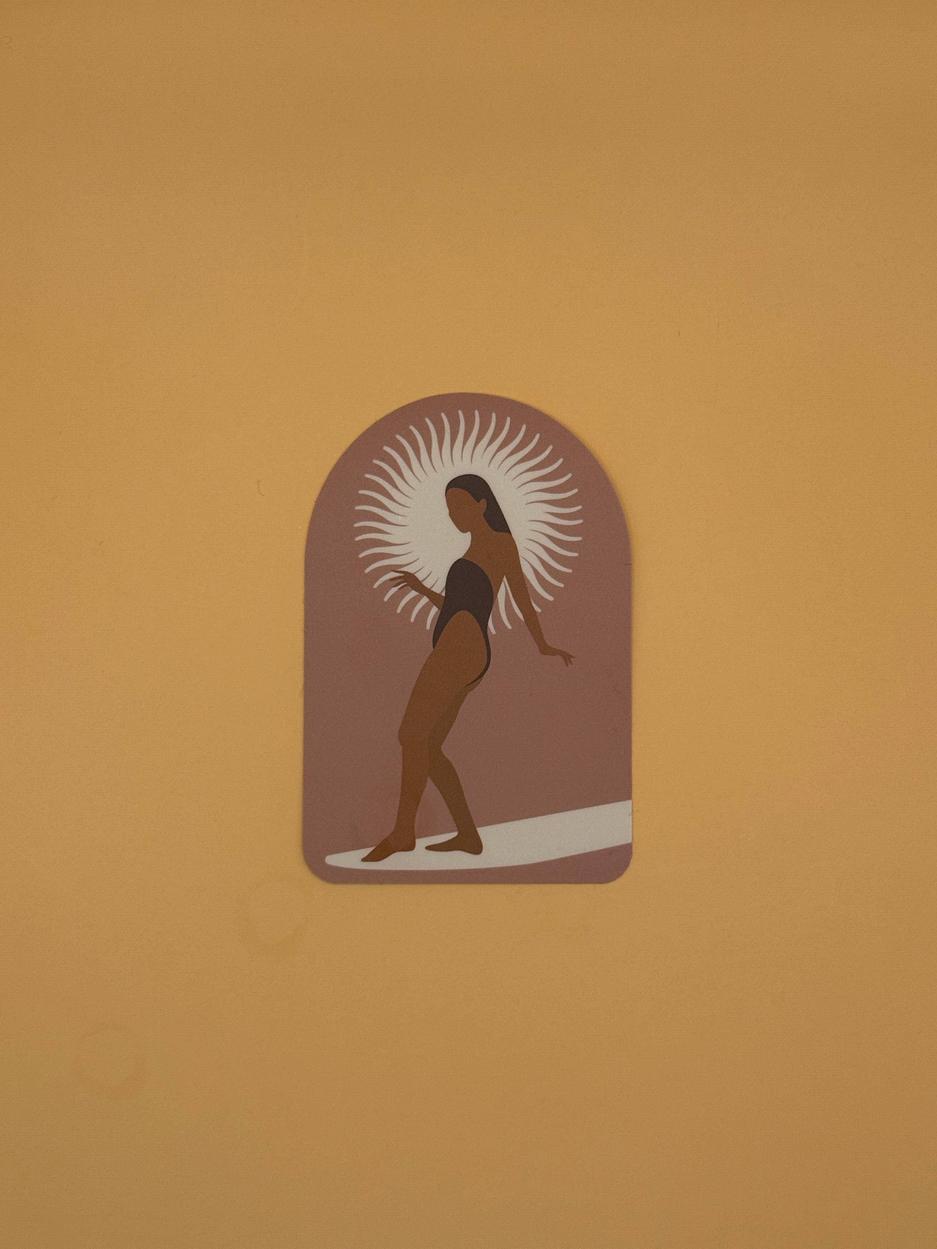 Sun Glider waterproof vinyl Sticker