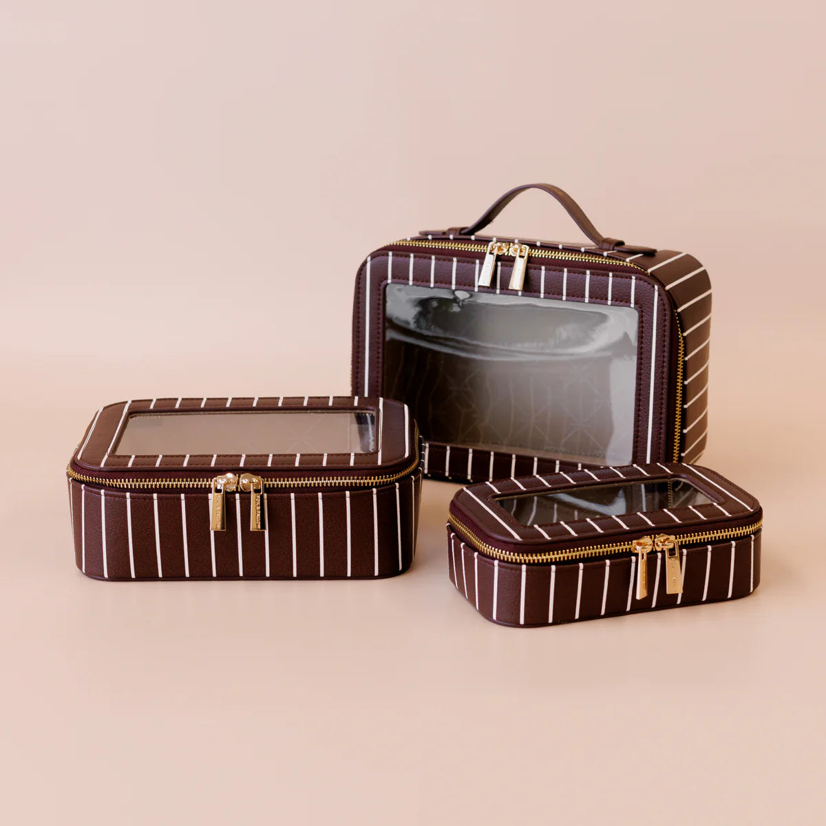 Cosmetic Nested Trio Set (Merlot) by Fox & Fallow