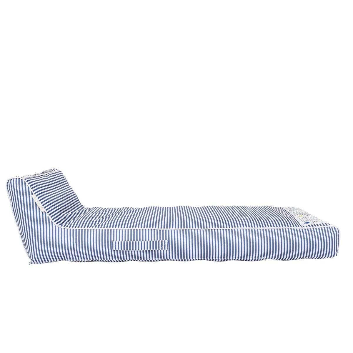 Luxe Lie-On Lounger - Navy Stripe (Sunnylife) - PICK UP ONLY