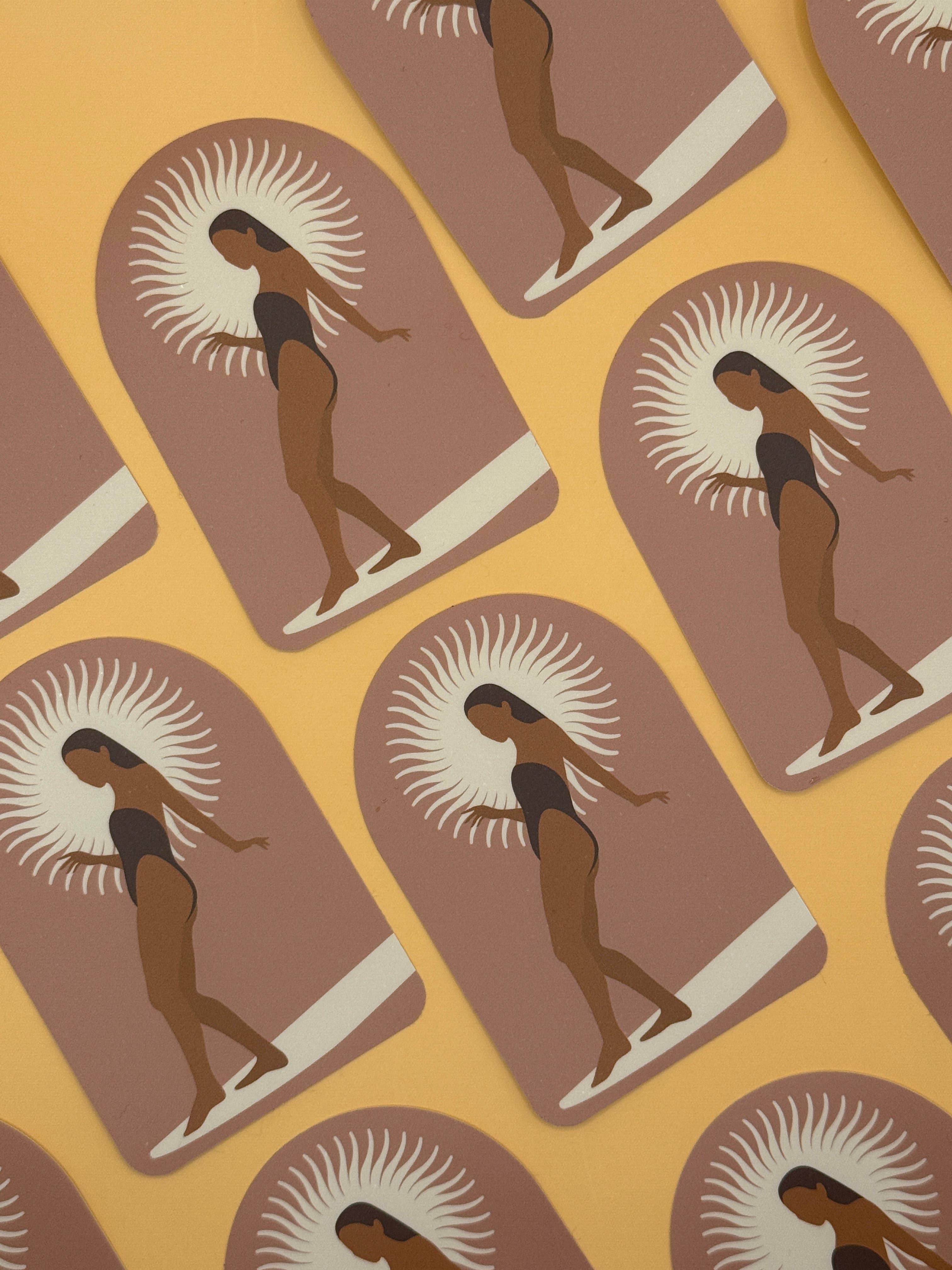Sun Glider waterproof vinyl Sticker