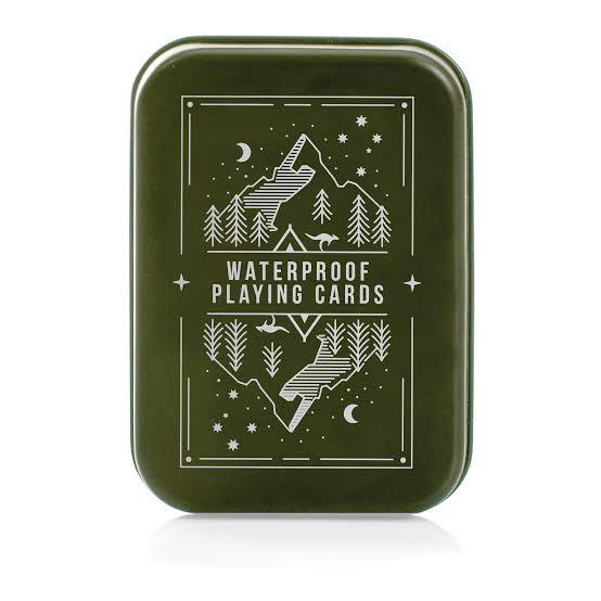 Waterproof Playing Cards in a Tin