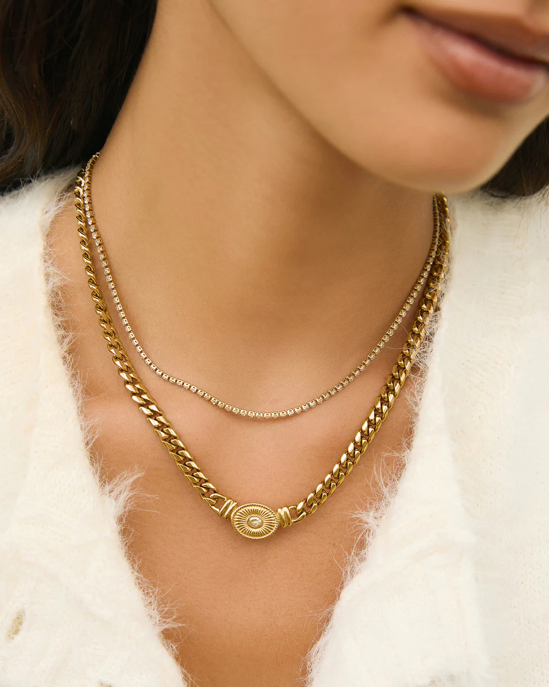 Alexandra Necklace (Gold) by Arms of Eve
