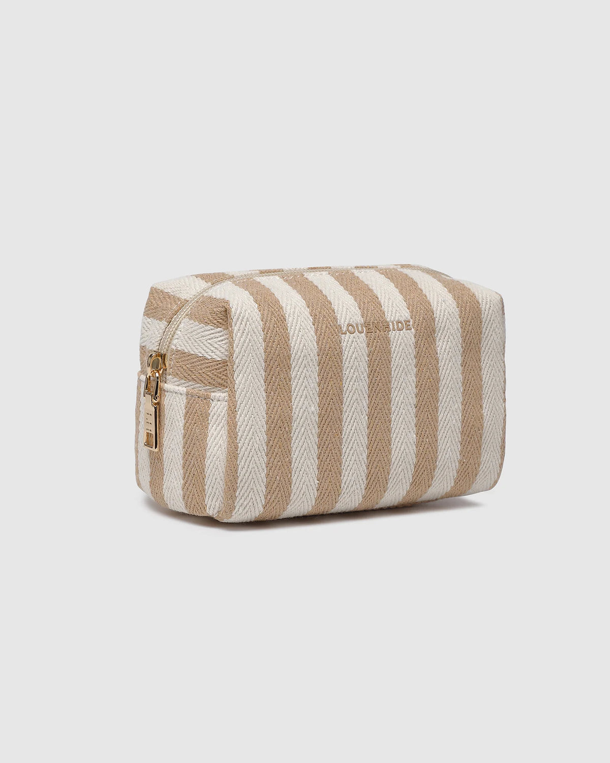 Addi Pouch (Beige Stripe) by Louenhide