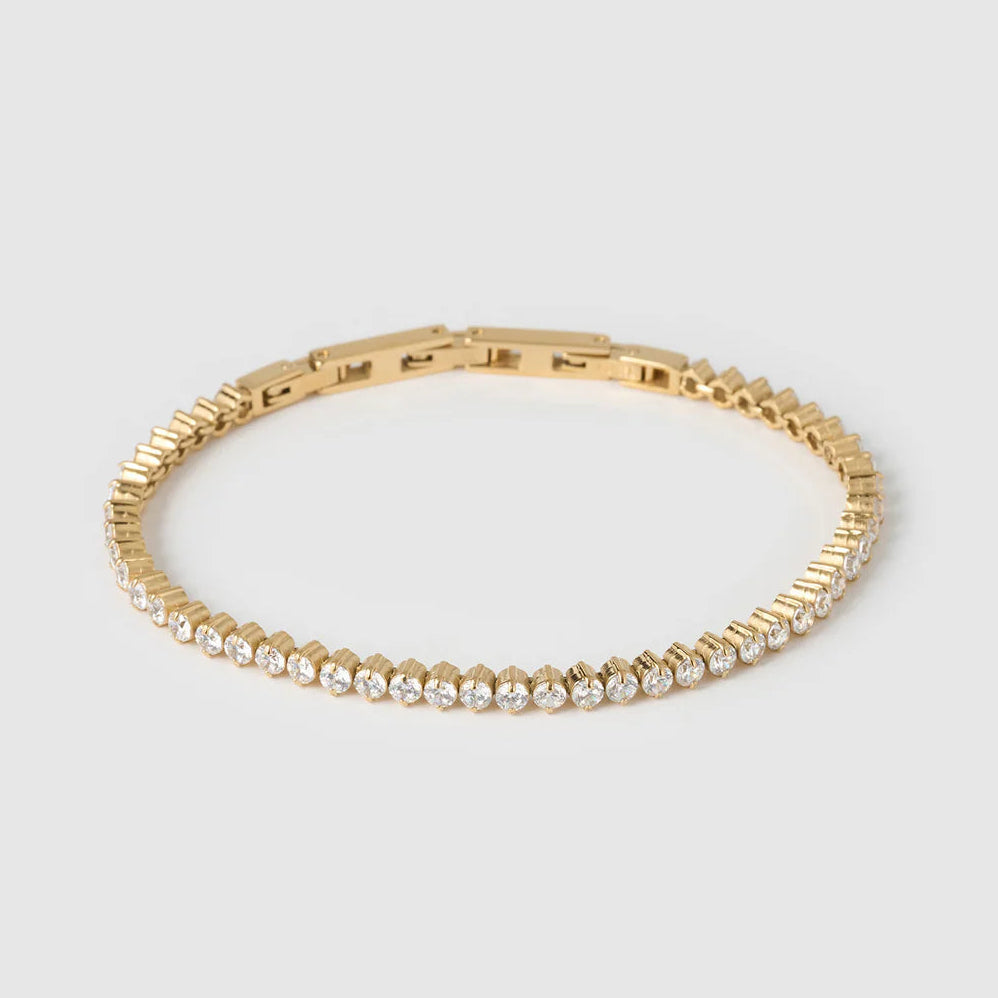 Allegra Tennis Bracelet (Gold) by Arms of Eve