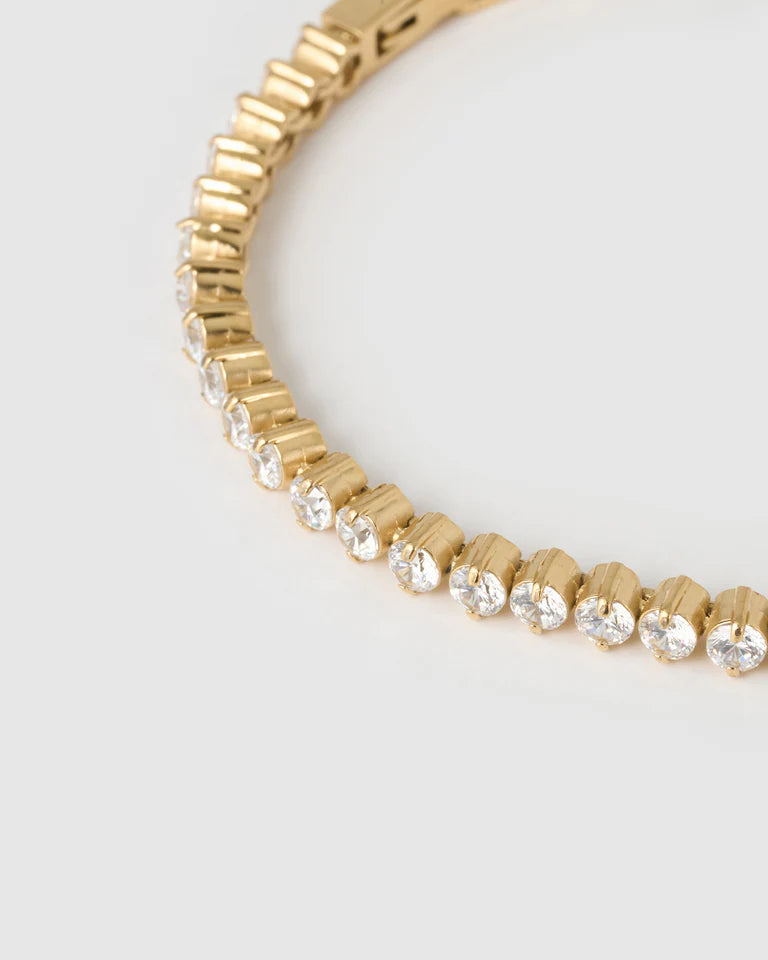Allegra Tennis Bracelet (Gold) by Arms of Eve