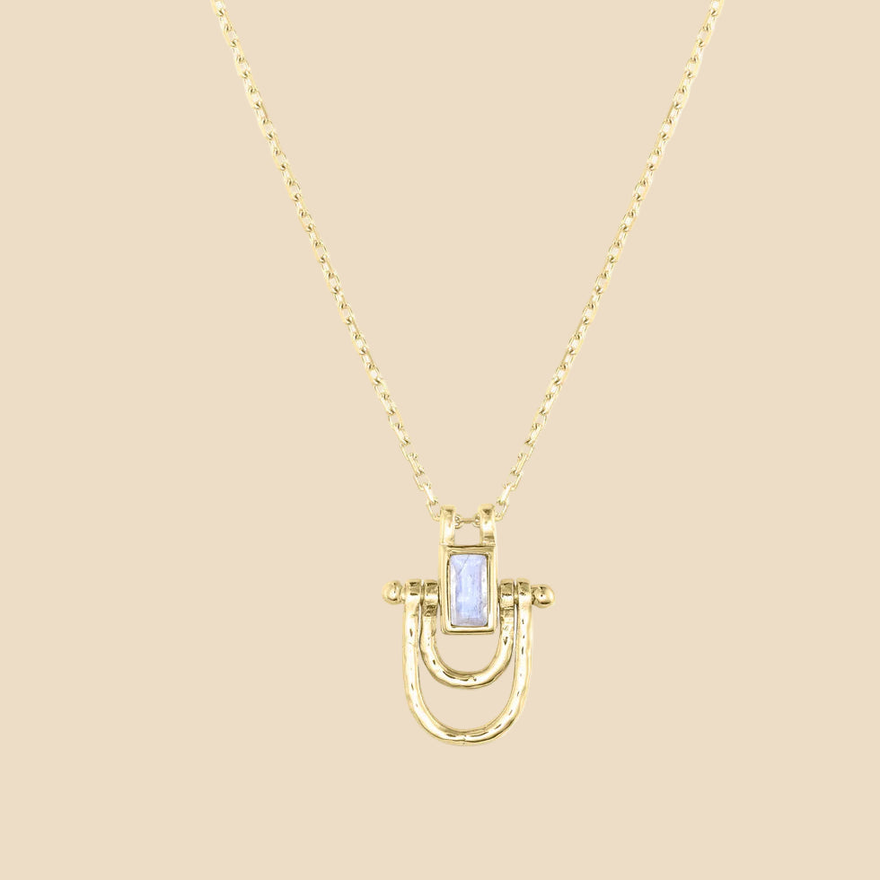 Allegra Moonstone Gold Necklace by Toni May