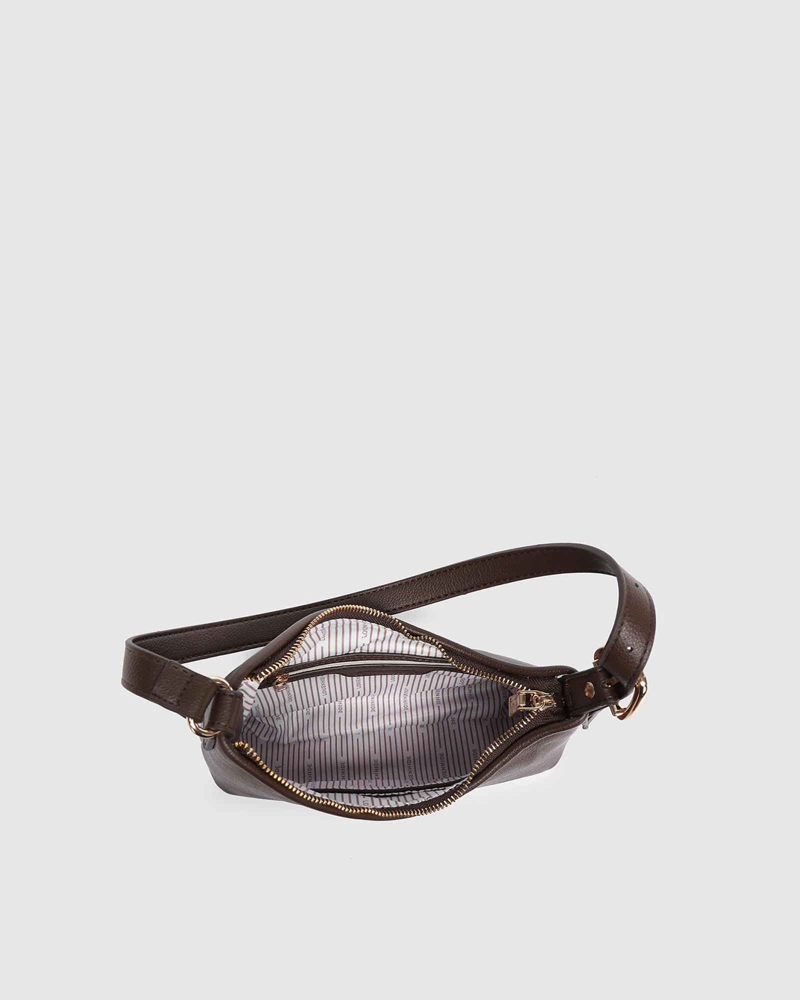 Amelia Shoulder Bag (Chocolate) by Louenhide
