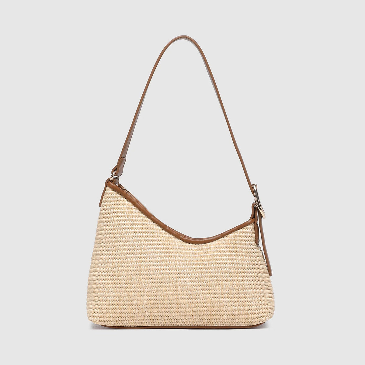 Amelia Shoulder Bag (Raffia/Tan) by Louenhide