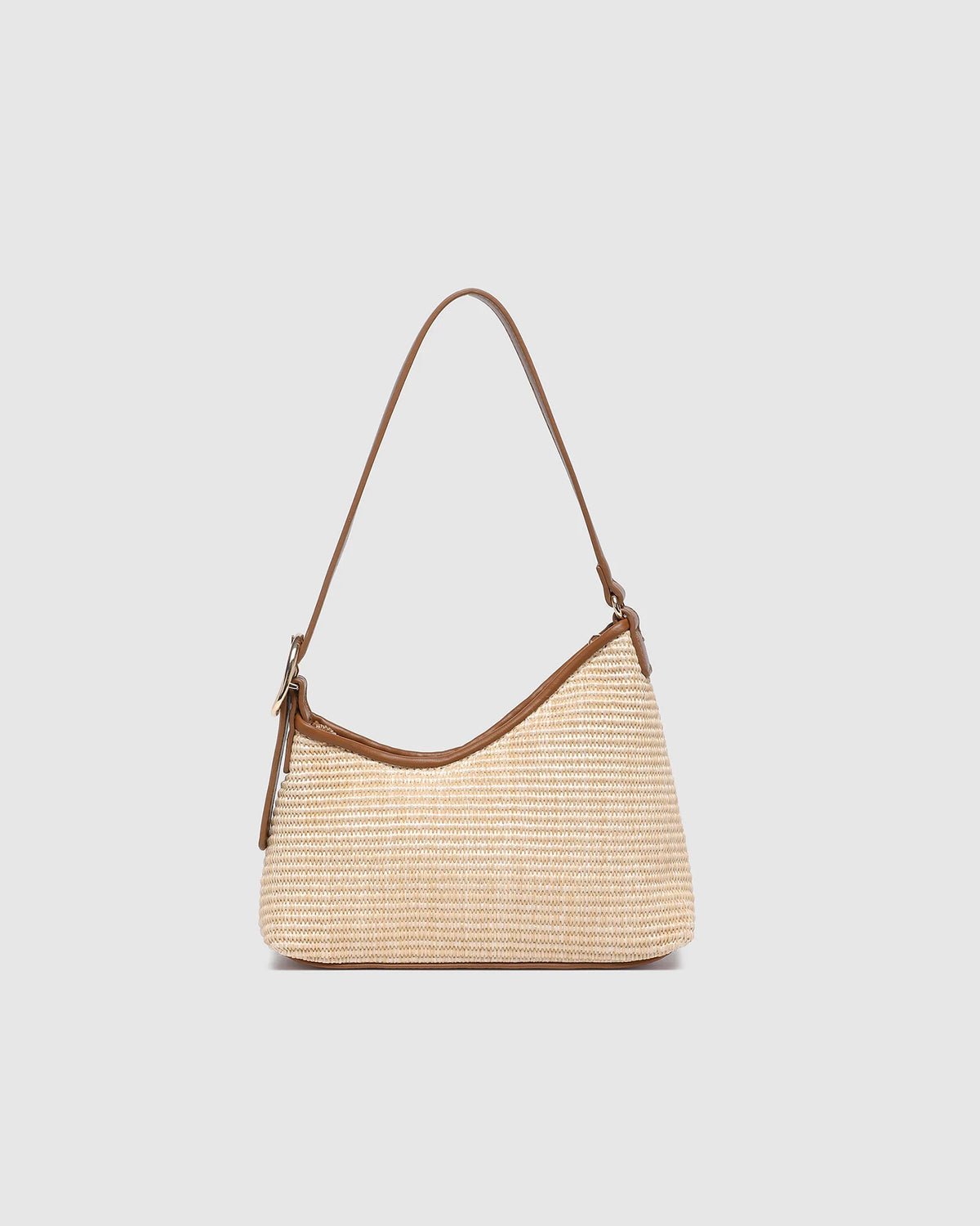 Amelia Shoulder Bag (Raffia/Tan) by Louenhide