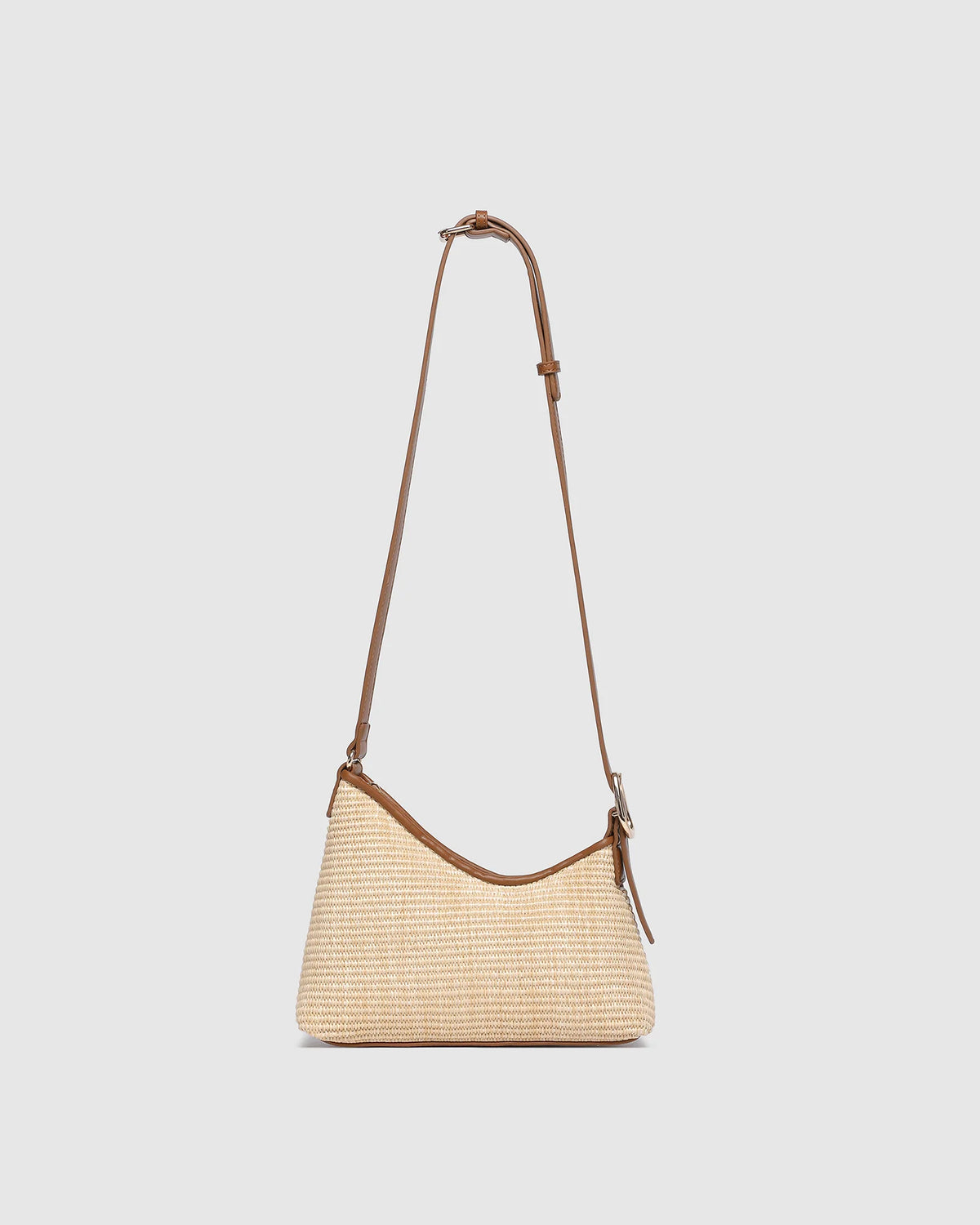 Amelia Shoulder Bag (Raffia/Tan) by Louenhide