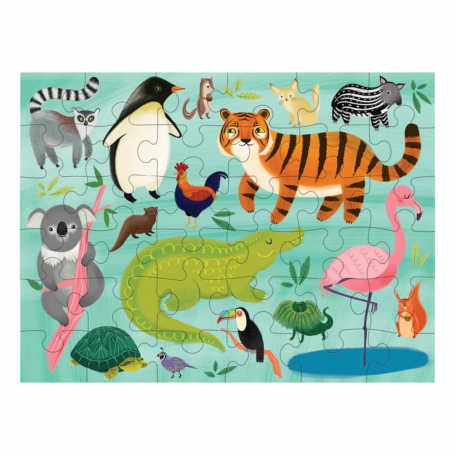Animals of the World Puzzle to Go