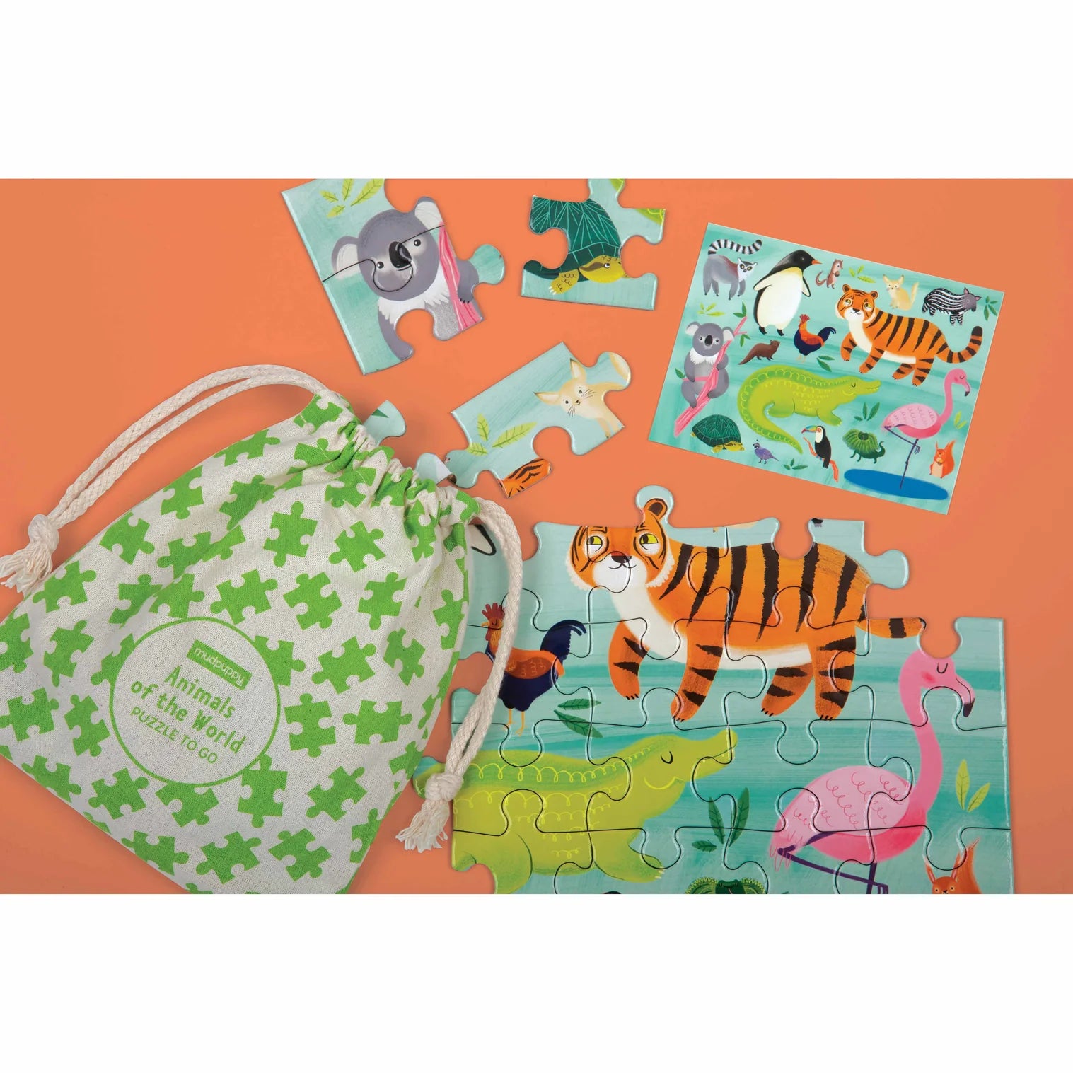Animals of the World Puzzle to Go
