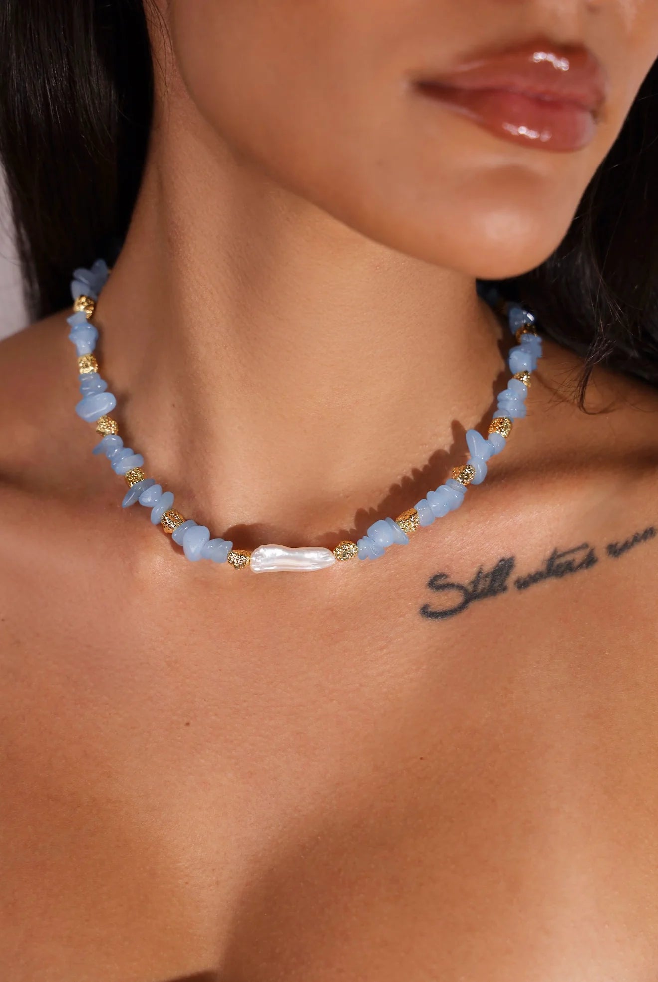 Azure Necklace by Indigo & Wolfe