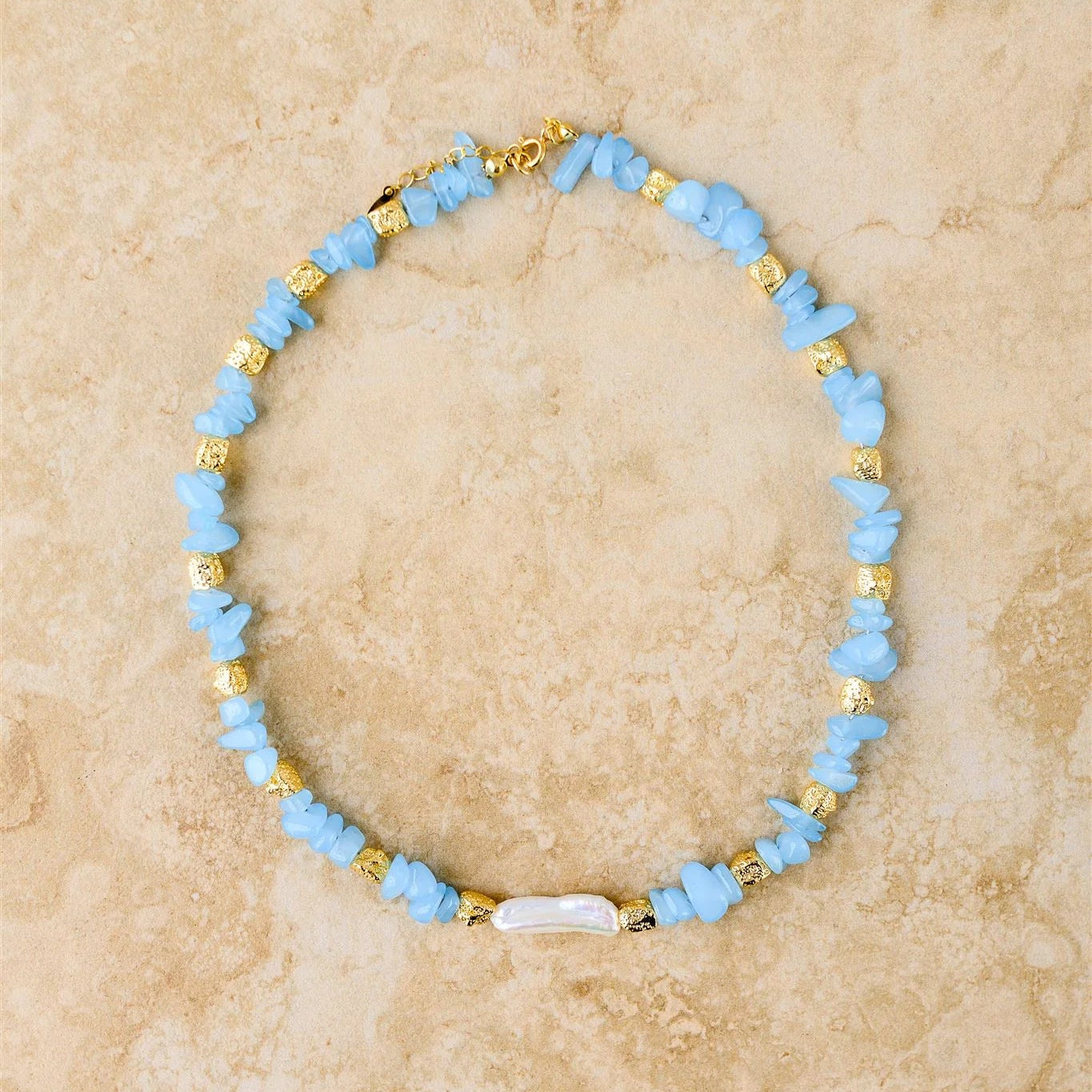 Azure Necklace by Indigo & Wolfe