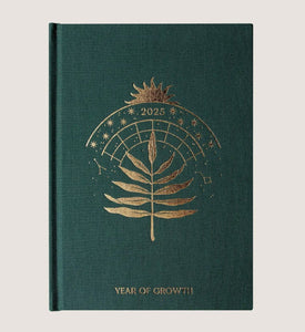 2025 Year of Growth Diary by Dreamy Moons - Forest Green