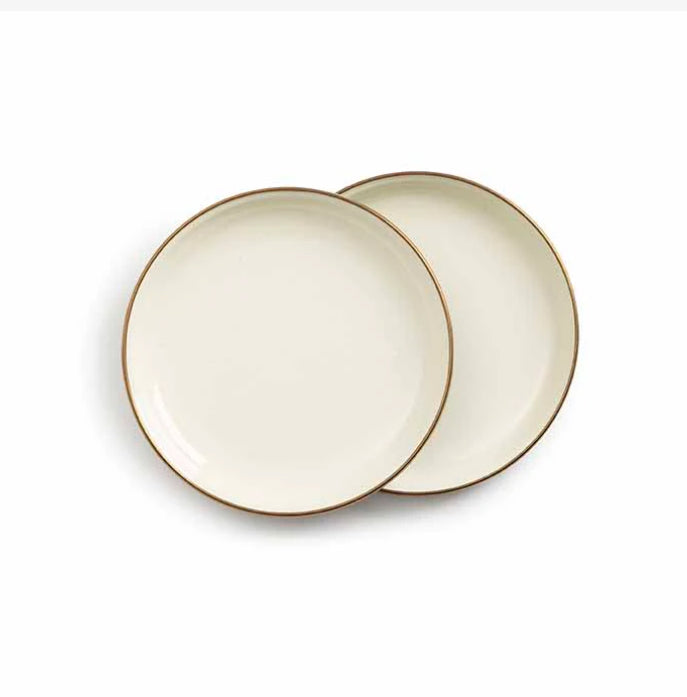 Barebones Salad Plate (set 2) - Olive