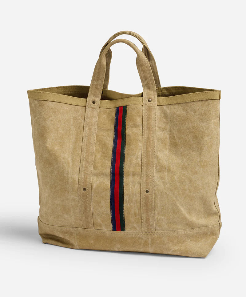 Escapee Large Canvas Tote Bag | Golden Tan - Pony Rider