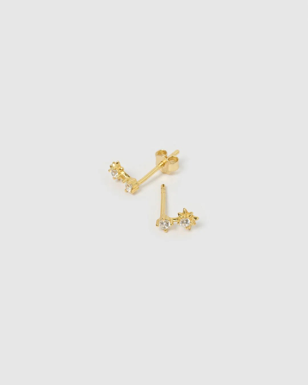 Bonnie Gold Stud Earrings  by Arms of Eve