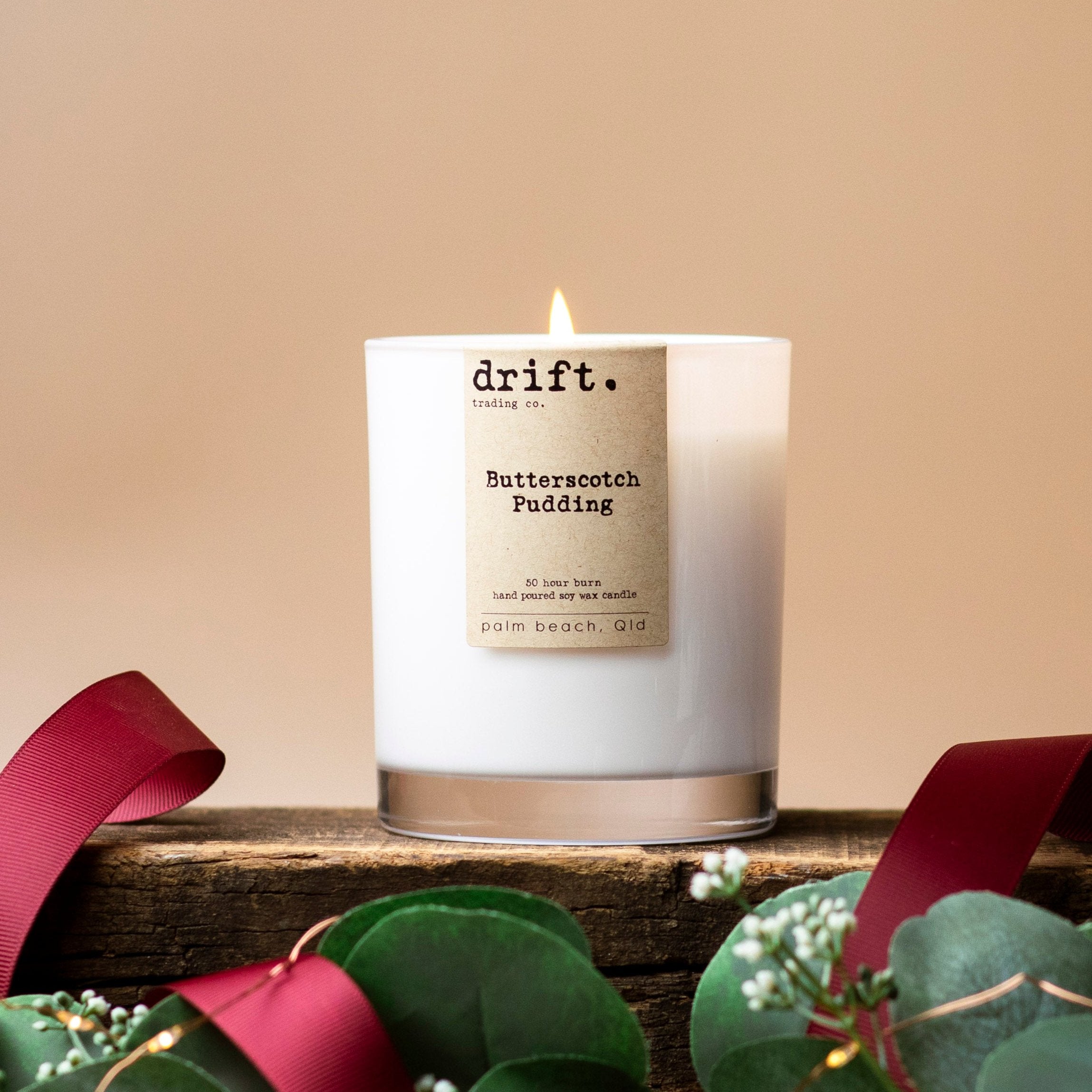 New //  BUTTERSCOTCH PUDDING - Limited Edition Christmas Candle by Drift Trading Co.