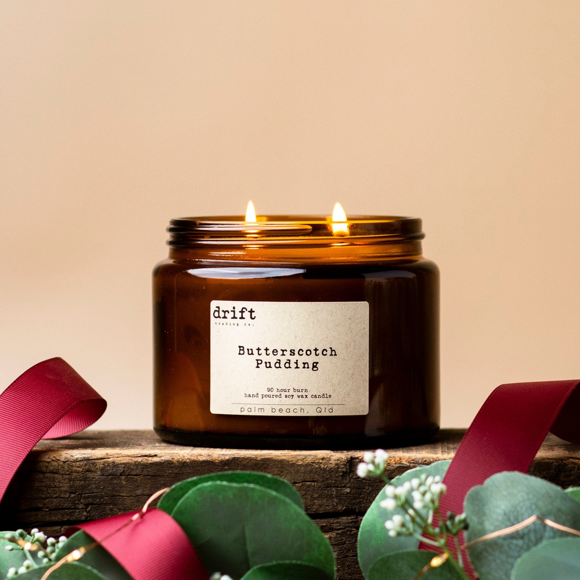 New //  BUTTERSCOTCH PUDDING - Limited Edition Christmas Candle by Drift Trading Co.