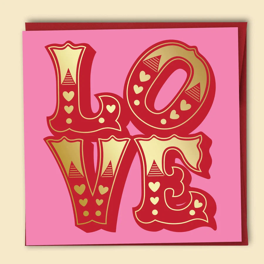 Love Pink Card - by Papernest