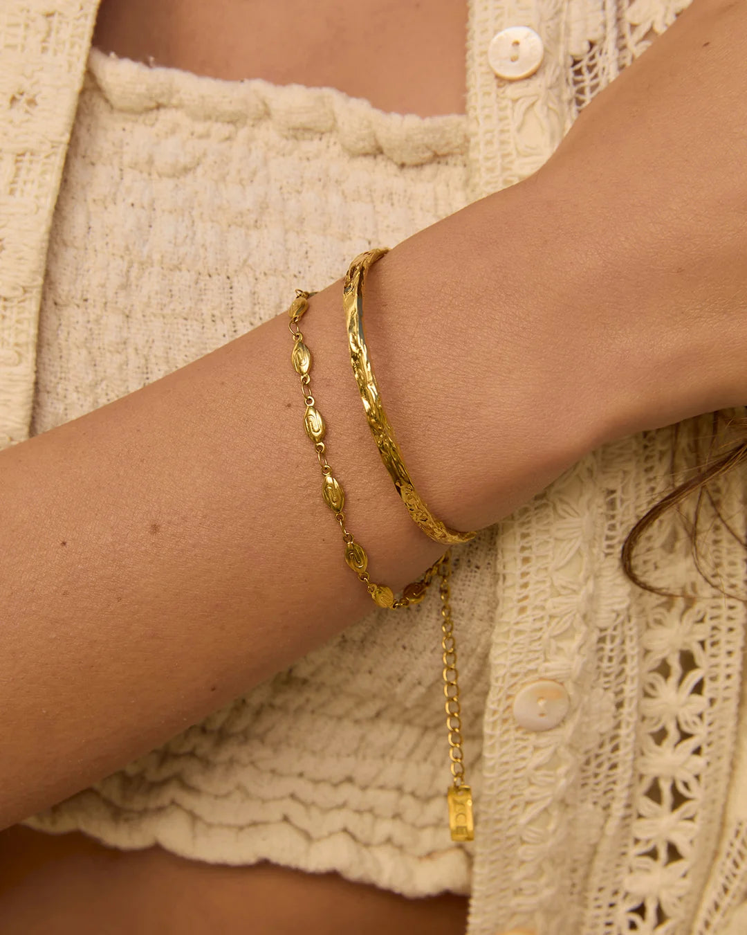 Coco Gold Bracelet by Arms of Eve