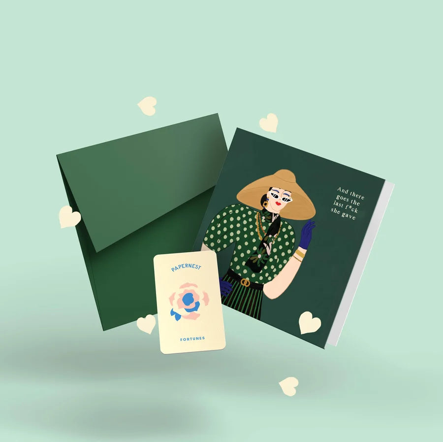 And there Goes the Last F*** She Gave Card - by Papernest