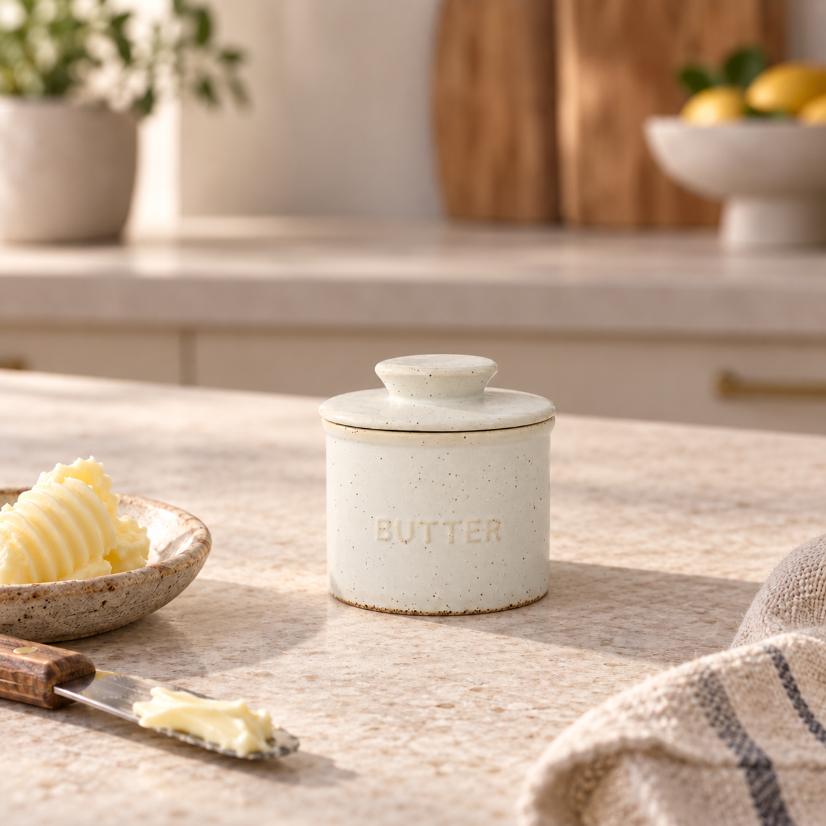 Francis Ceramic Butter Bell