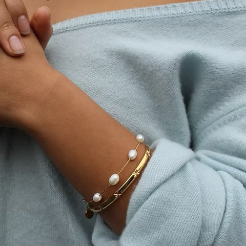 Deco Star Bangle by Luna & Mac