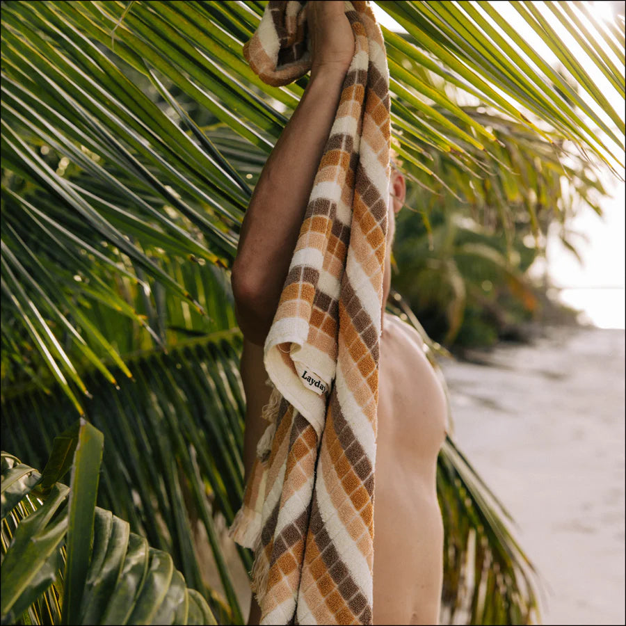 'Horizon' Honey French Terry Towel by Layday