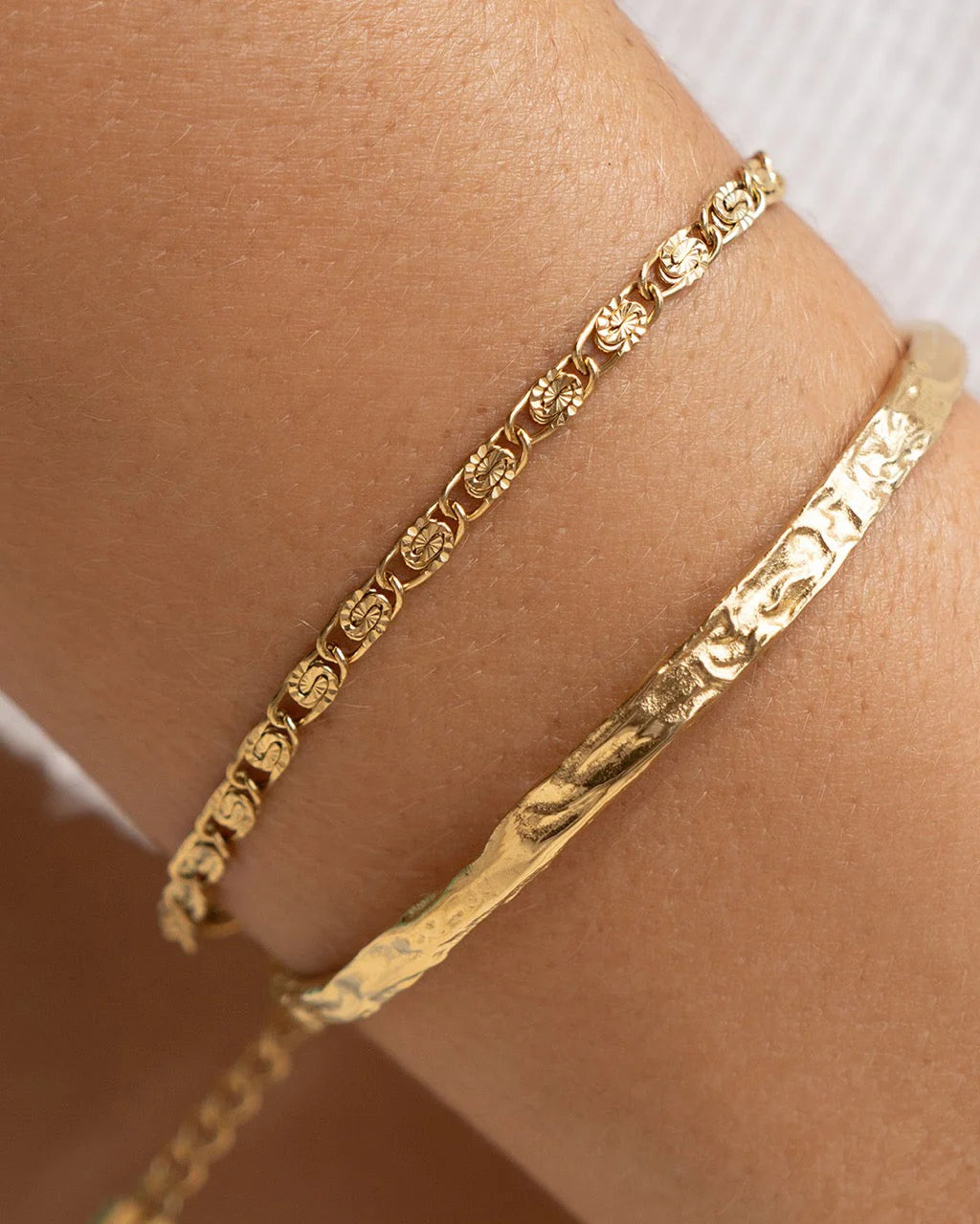 Dragon Gold Chain Bracelet by Arms of Eve