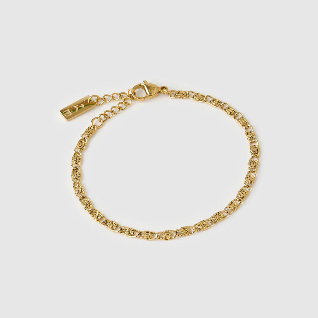 Dragon Gold Chain Bracelet by Arms of Eve