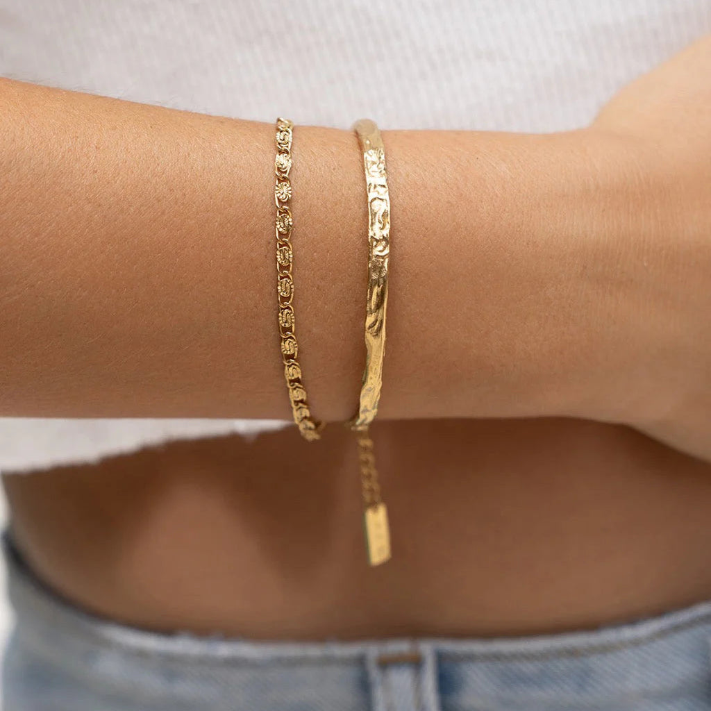 Dragon Gold Chain Bracelet by Arms of Eve