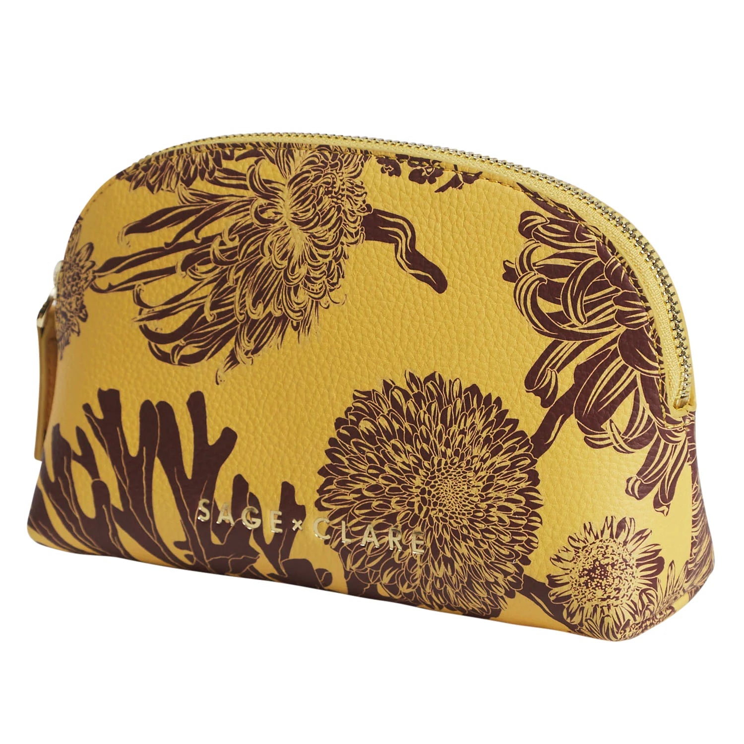 Delphine Cosmetic Pouch (Dune) by Sage & Clare