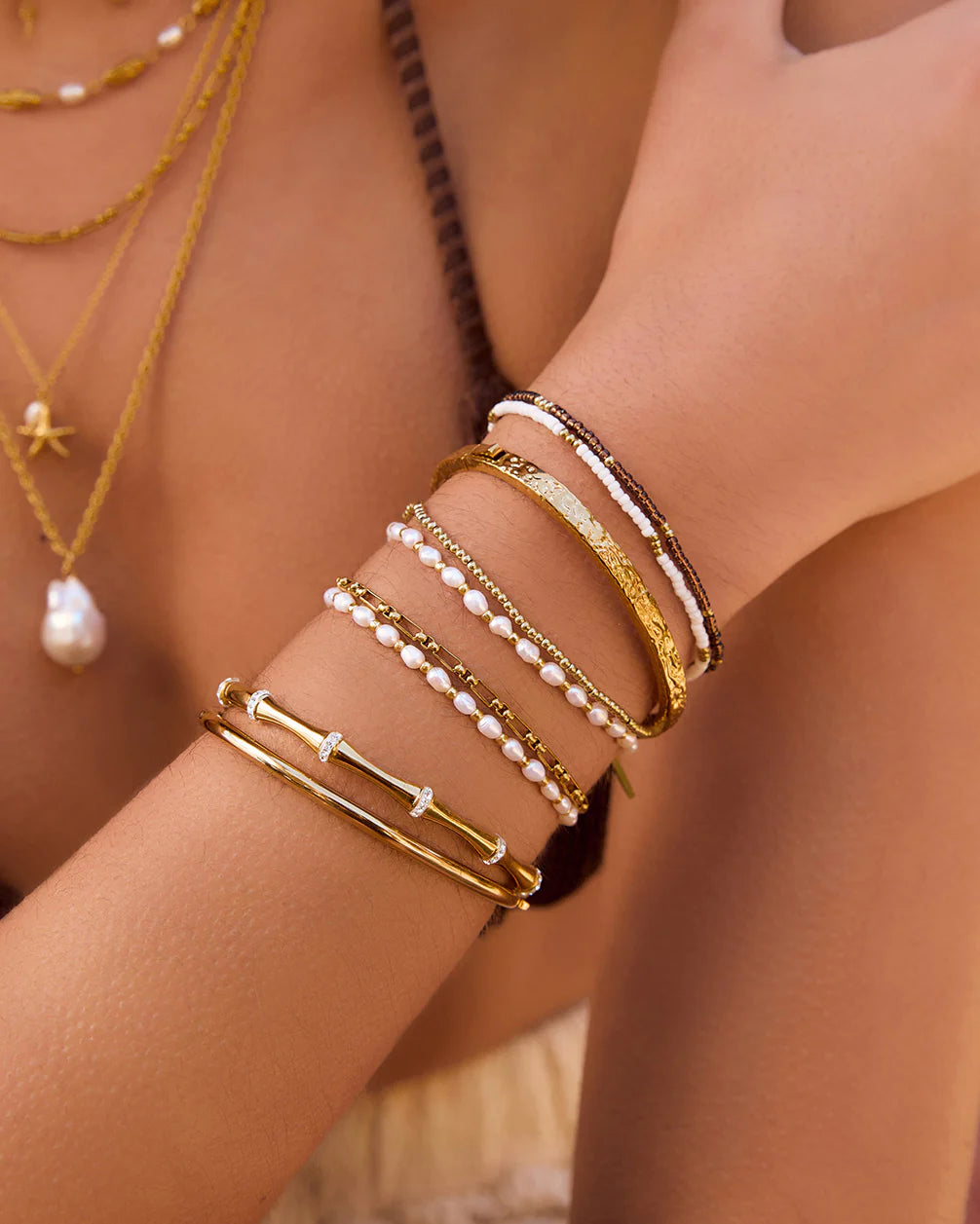 Electra Cuff (Gold) by Arms of Eve