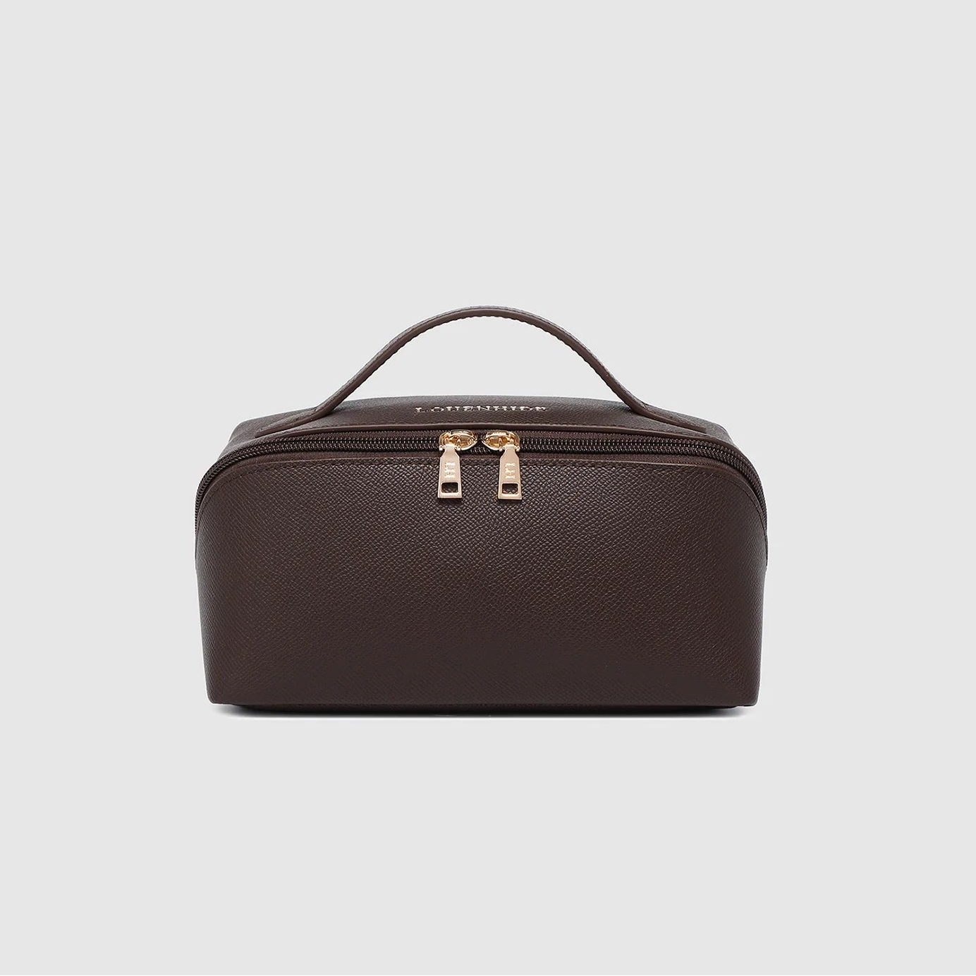 Ellis Makeup Bag (Chocolate) by Louenhide