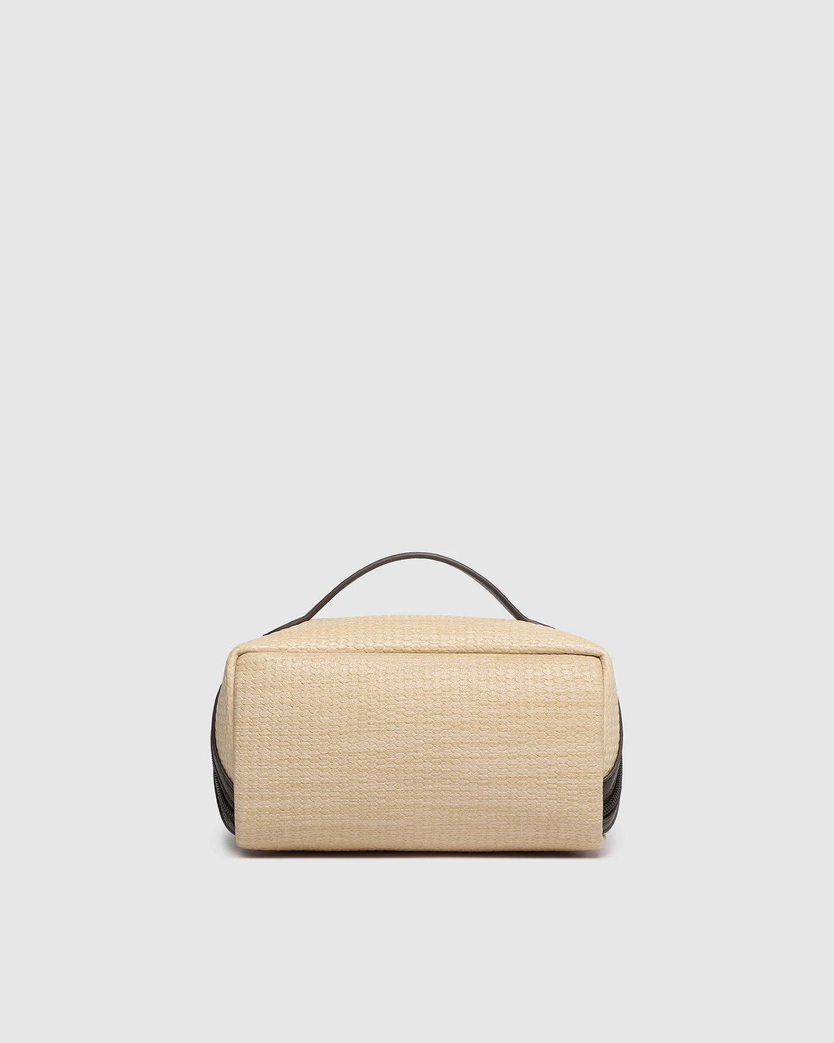 Ellis Makeup Bag (Natural / Chocolate) by Louenhide