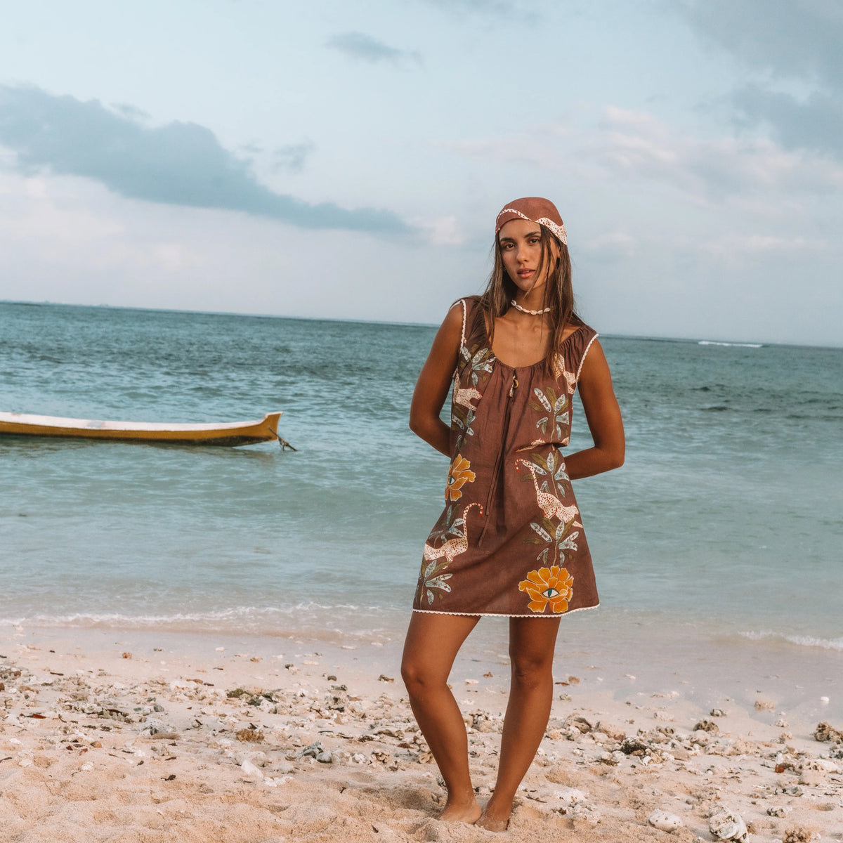 Eye of the Jungle Mini Dress